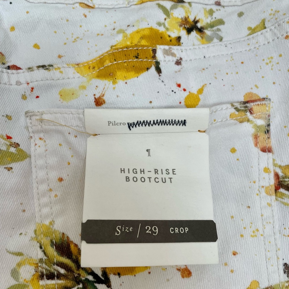 Pilcro Lemon Grove High-Rise Cropped Bootcut Jeans by Anthropologie - Picture 13 of 14